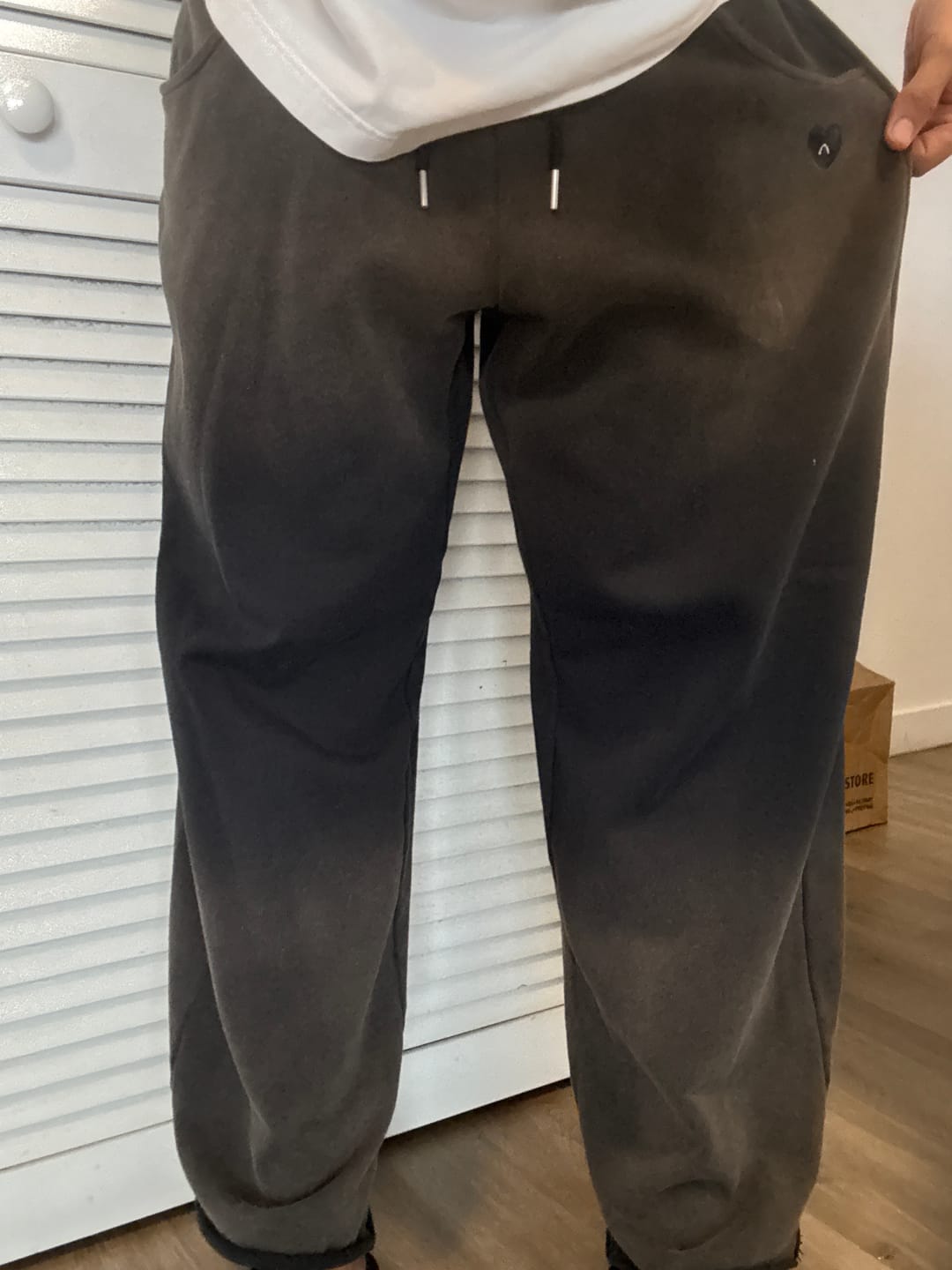 Customer photo review of Aelfric Eden Double Waist Vintage Baggy Sweatpants