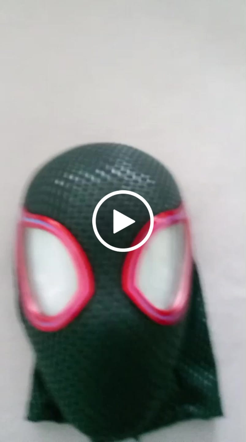 Customer video review of [NEW] Spidey Gear™ Miles Morales Mask