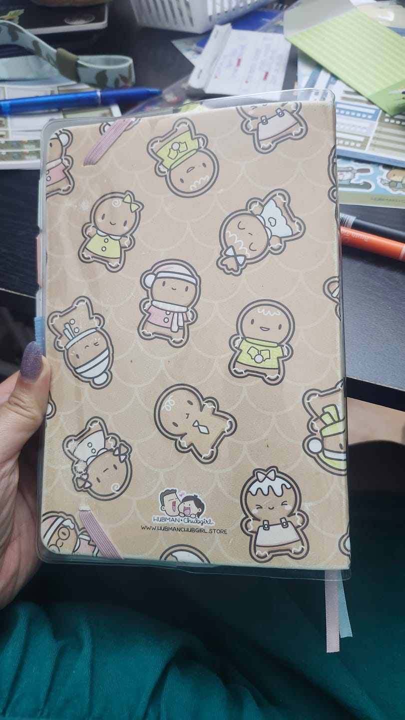 Customer photo review of Journal Cover - Clear PVC