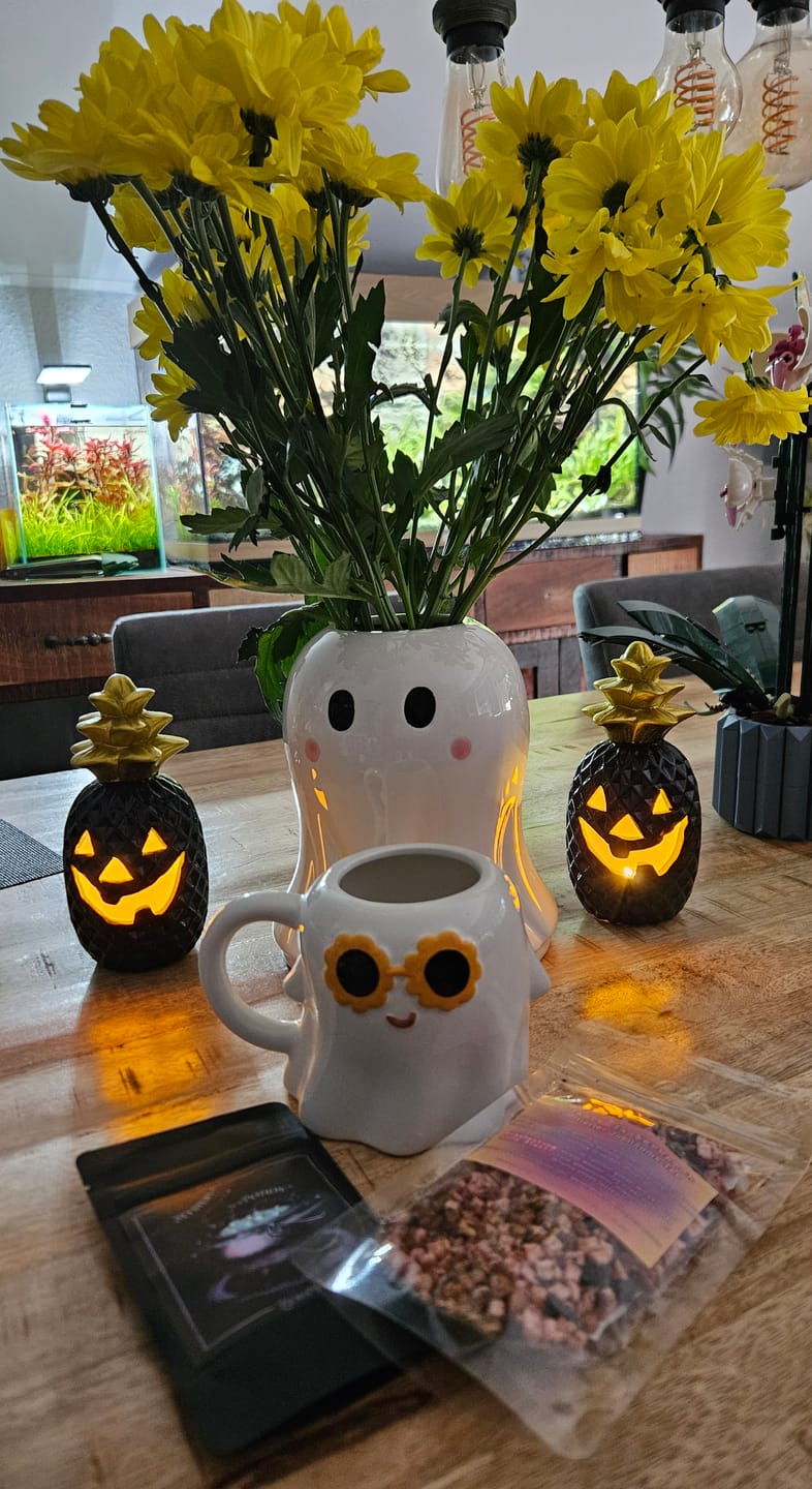 Customer photo review of Geist Vase aus Keramik – Süße Deko für Summerween & Halloween