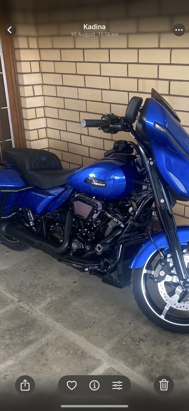 Customer photo review of Mid Frame Air Deflectors & Heat Shield for 2009-2025 Harley Touring Models