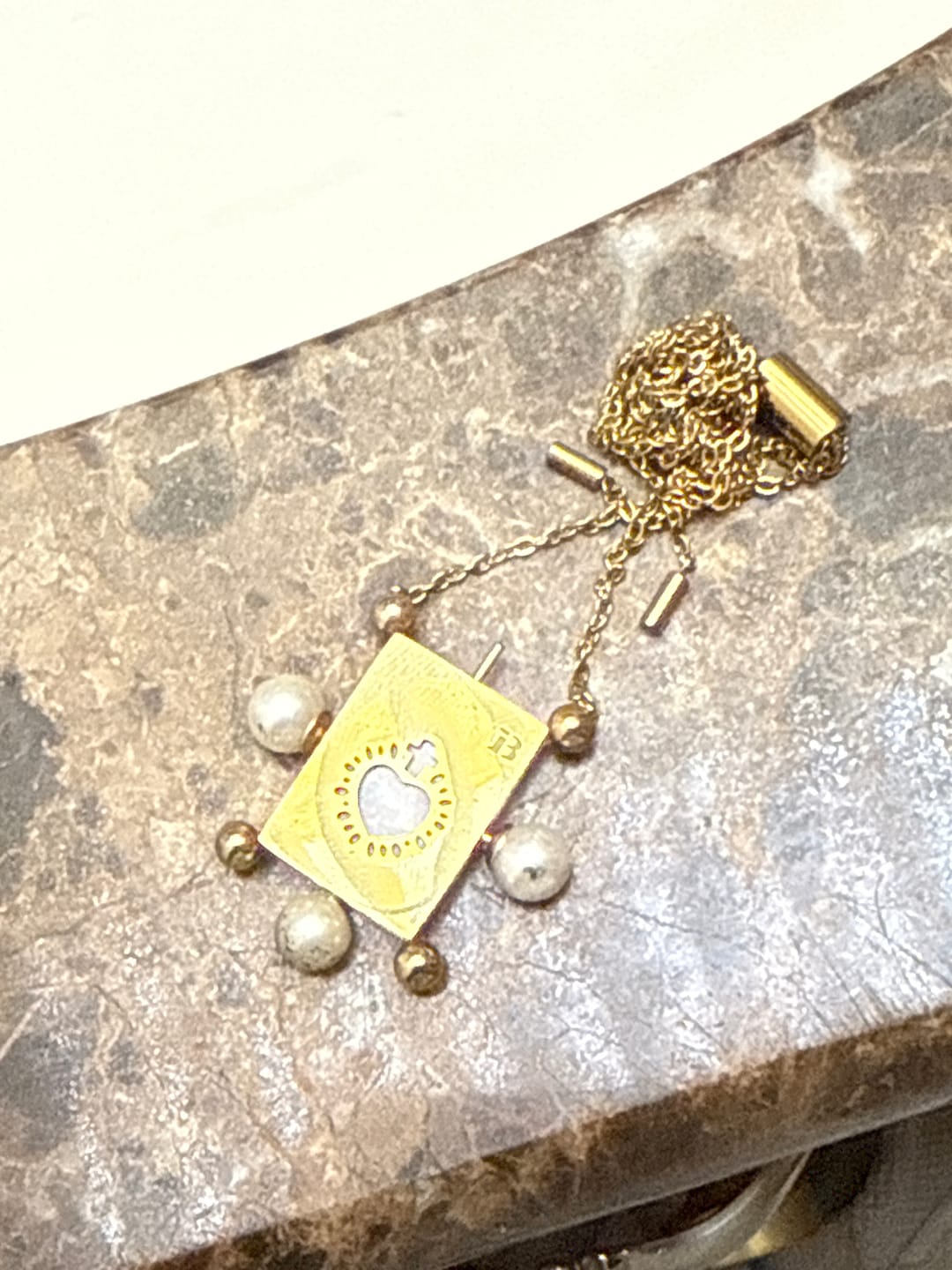 Customer photo review of ONE double sided scapular -CHAIN-