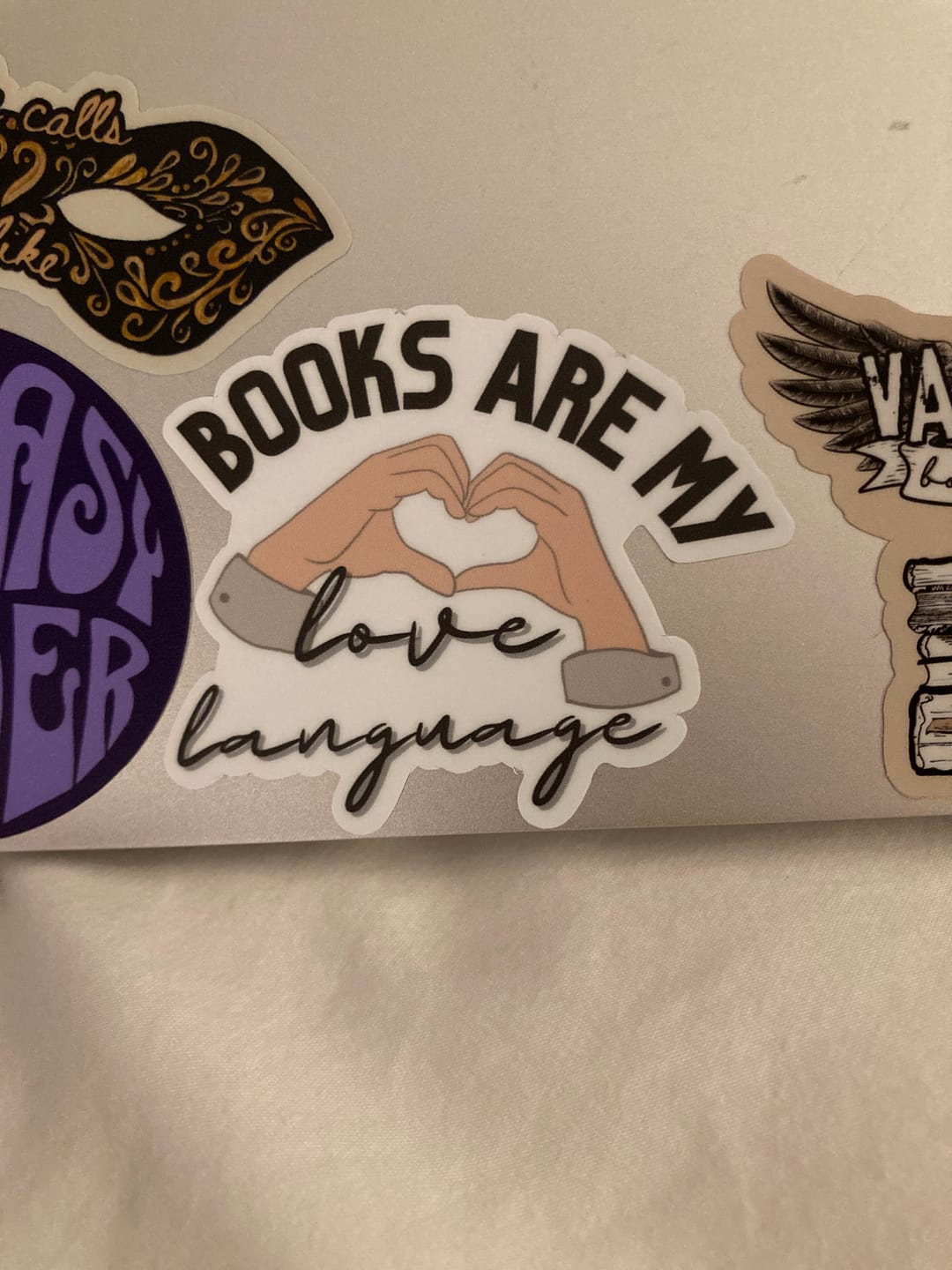 Customer photo review of books are my love language