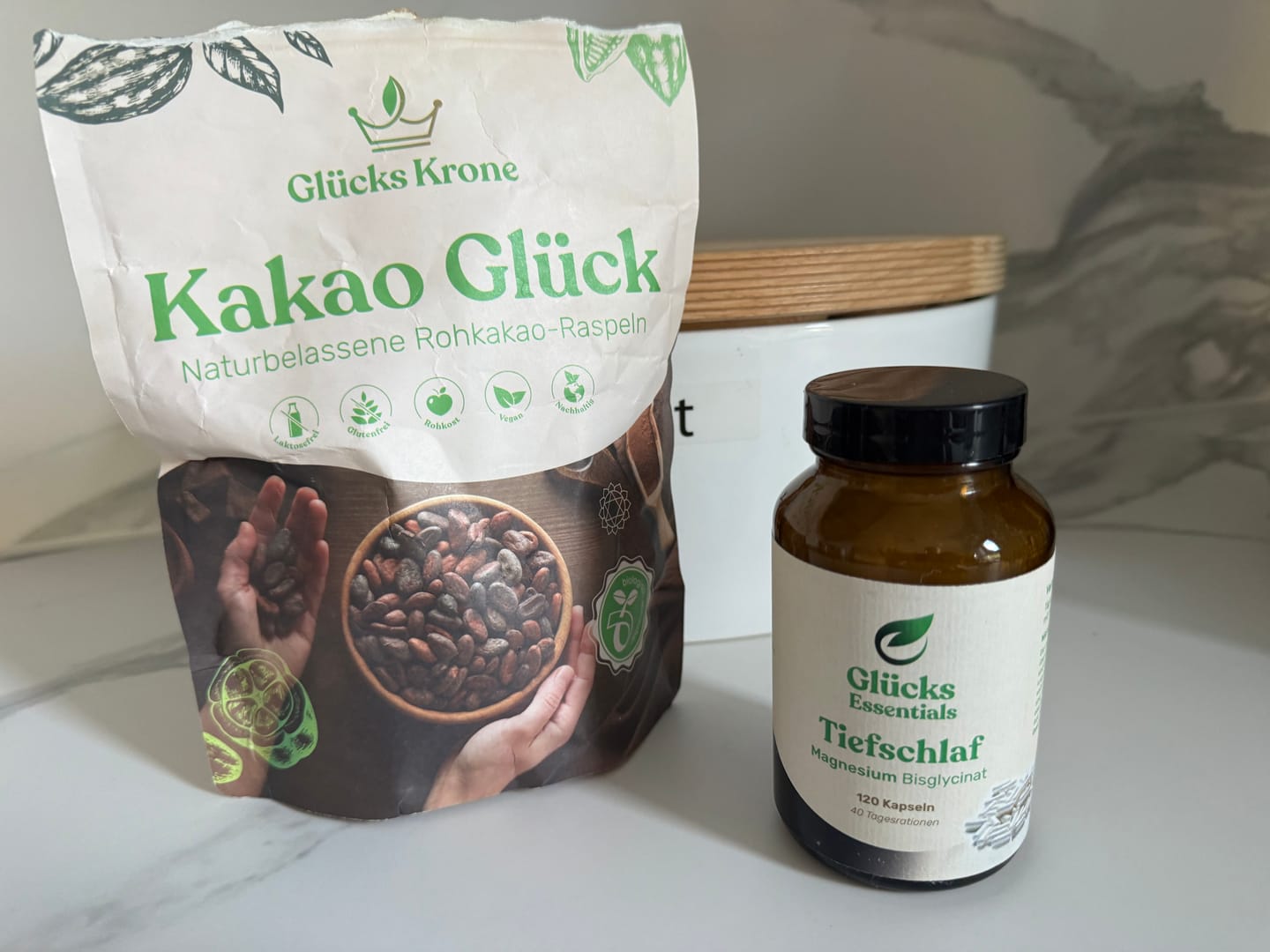 Customer photo review of Tiefschlaf - Magnesium Bisglycinat - 120 Kapseln - 40 Tagesrationen