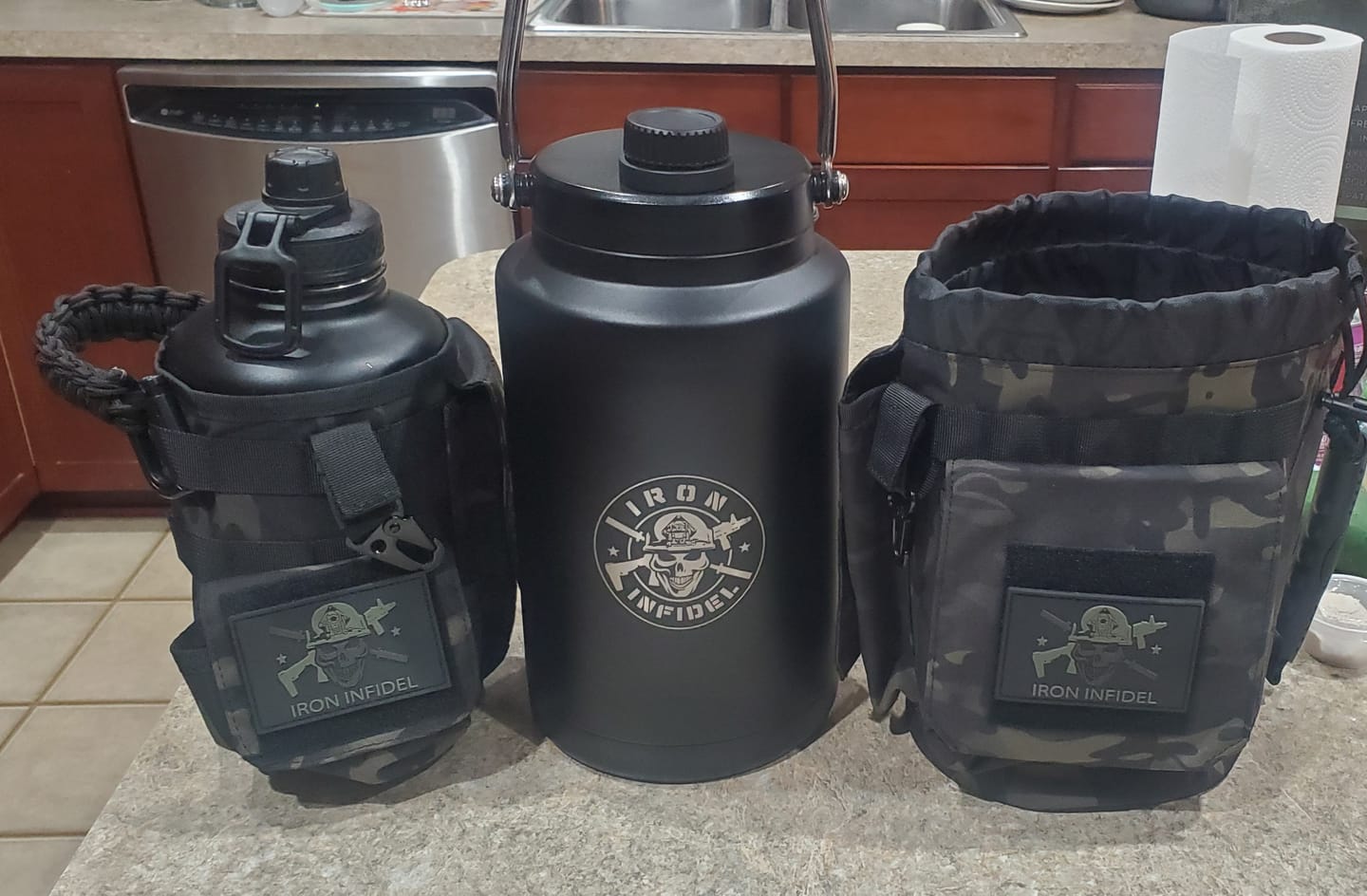 Customer photo review of Battle Bottle Sleeves - 64oz