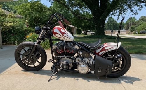 Customer photo review of H-D® 2018-Later Softail Left Side Solo Bag - SHL01