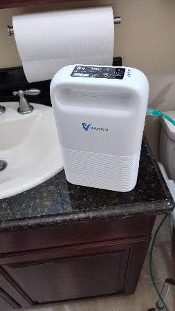 Customer photo review of VARON 5L Pulse Flow Portable Oxygen Concentrator VP-2