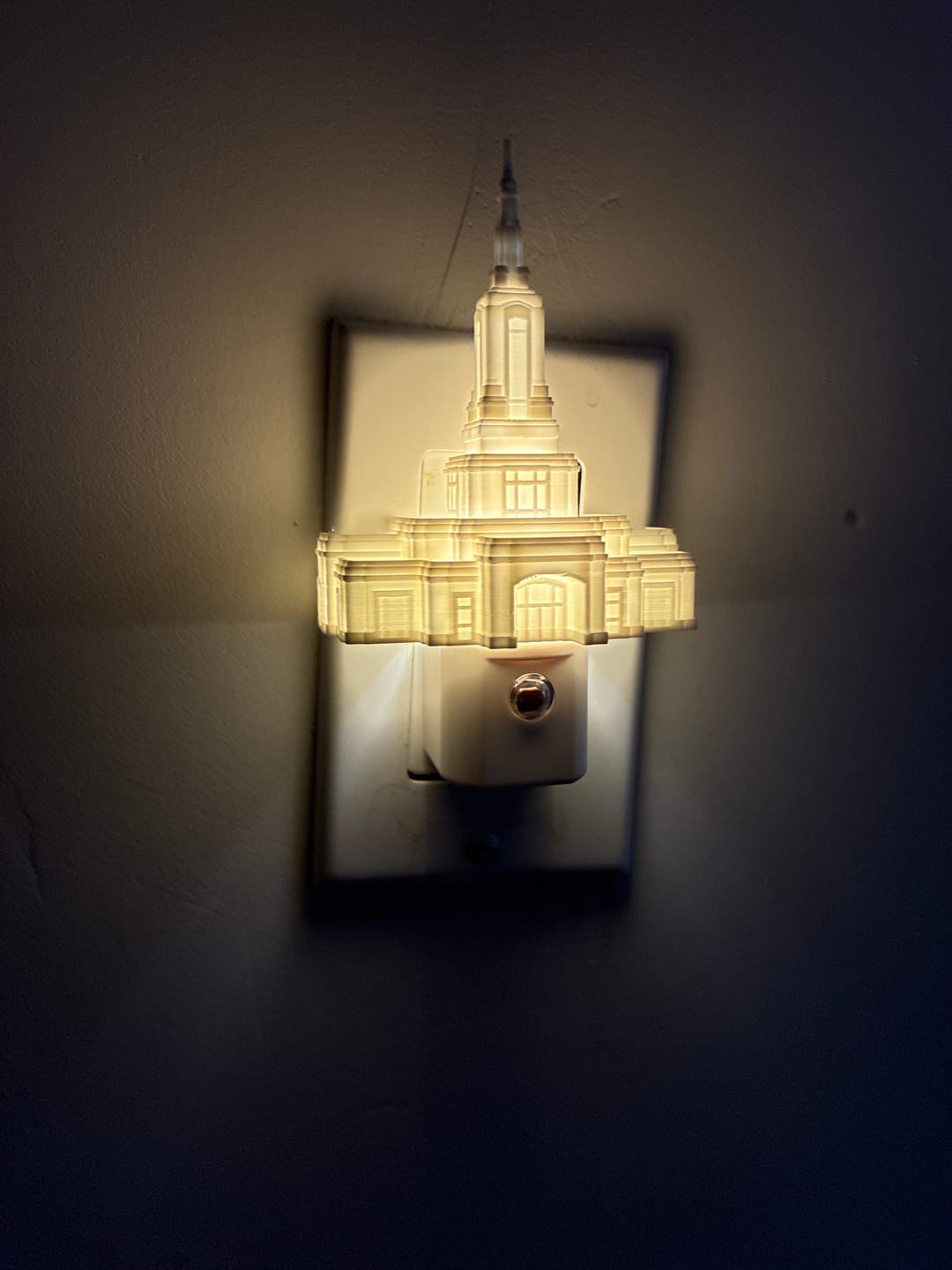Customer photo review of Farmington New Mexico Temple Night Light