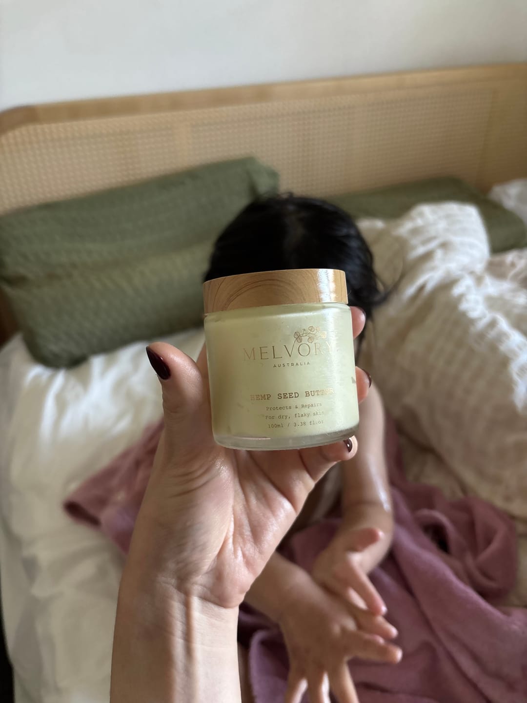 Customer photo review of Oatmeal Moisturising Wash