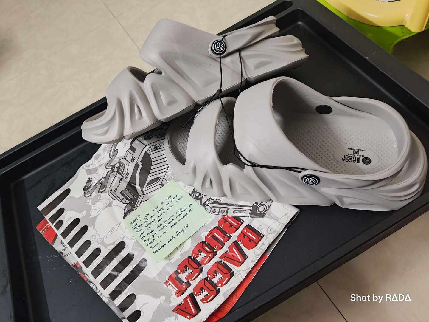 Customer photo review of Bacca Bucci Reactor Slides – Ultra-Light All-Terrain EVA Sliders