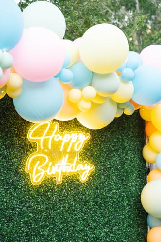 Customer photo review of 8x8ft Green Artificial Hedge Flower Wall Backdrop for Wedding, Baby Shower, Jungle Wild Theme Party
