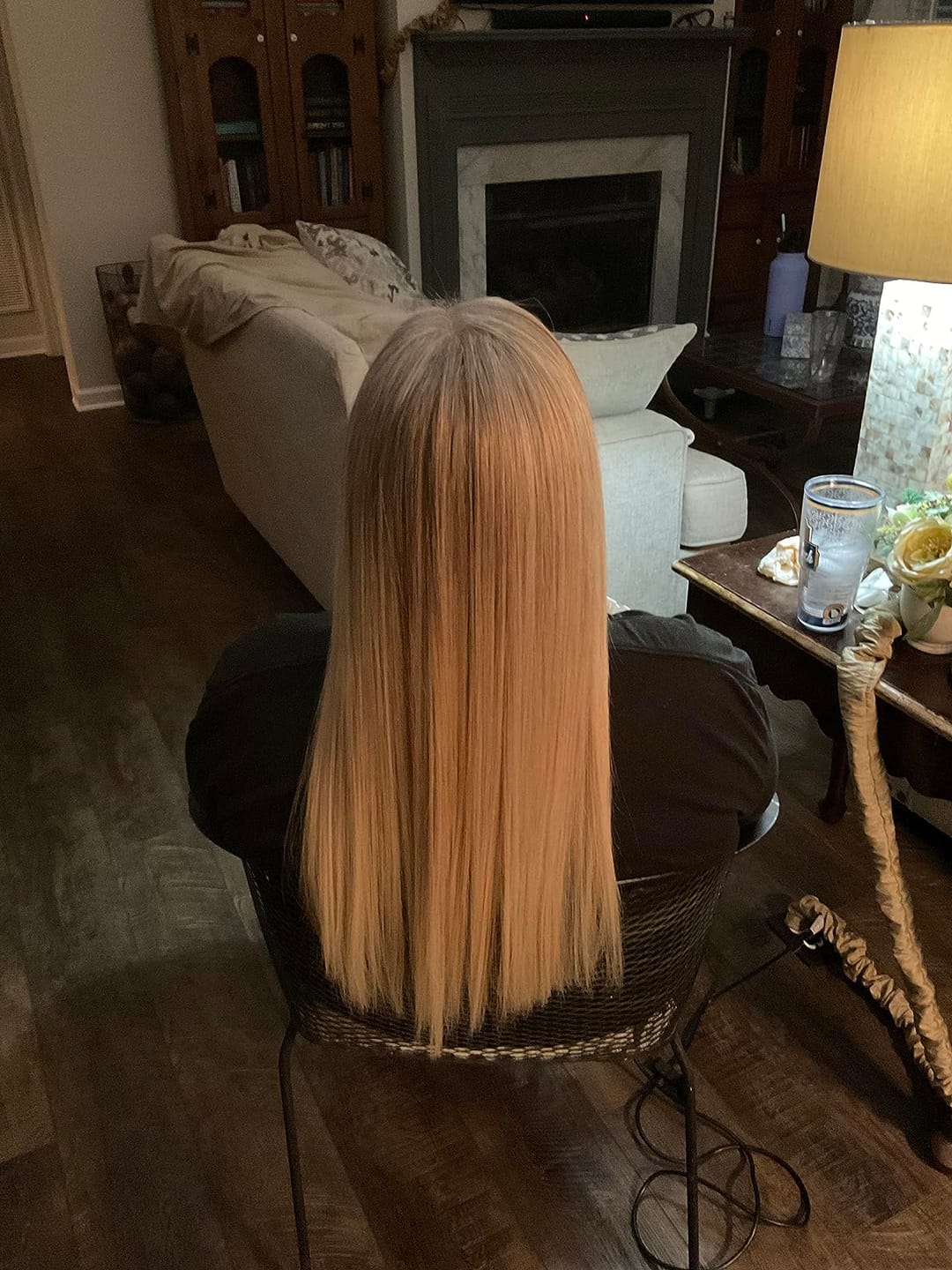 Customer photo review of KERAGEN Brazilian Keratin Treatment - Professional Smoothing Kit for Frizzy Hair