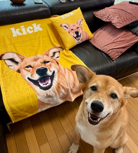 Customer photo review of Petcanva©オーダーメイド ペット似顔絵