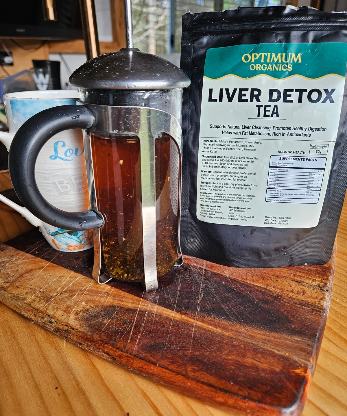 Customer photo review of Liver Detox Tea | 30GM
