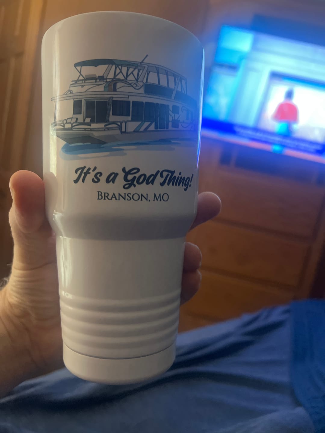 Customer photo review of Custom 30 oz XL Insulated Tumbler