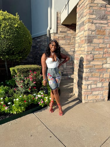Customer photo review of Selena Corset Top