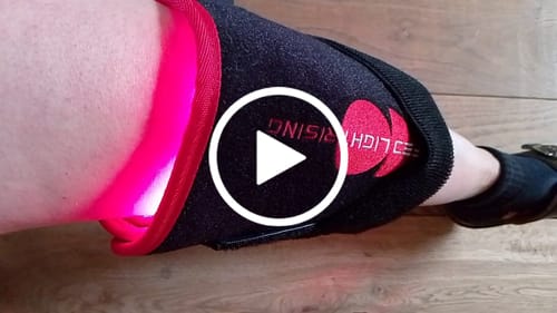 Customer video review of Advantage Red Light Therapy Wrap