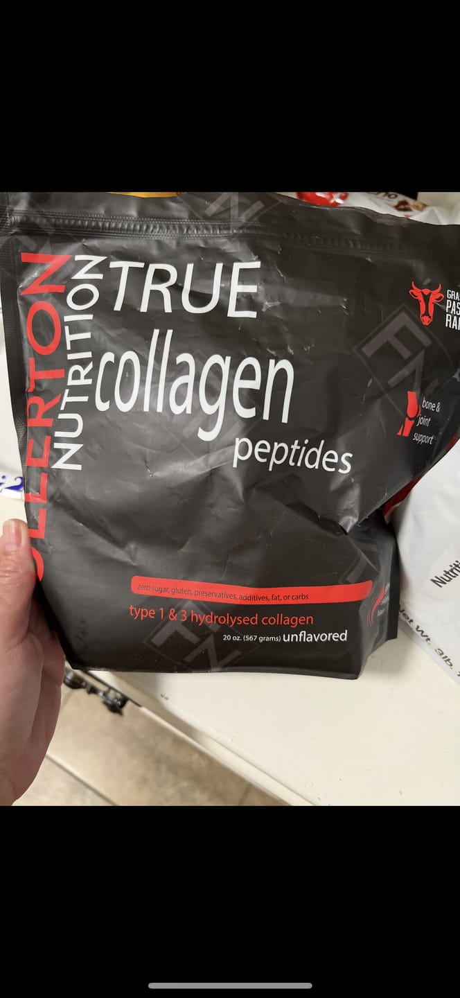 Customer photo review of True Collagen Protein