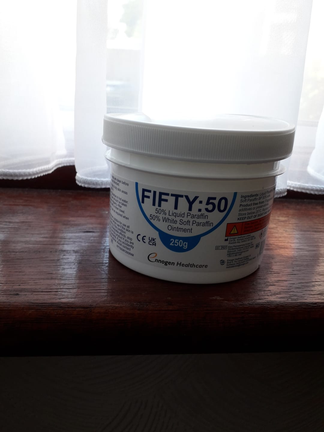 Customer photo review of Paraffin Liquid/Soft White 50/50 Ointment - 250g