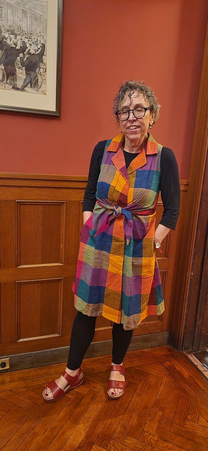 Customer photo review of WILLA DRESS | MULTI CHEX