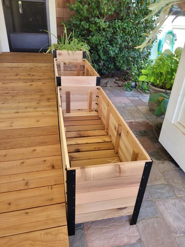 Customer photo review of 18" x 36" Raised Garden Bed - 30" TALL