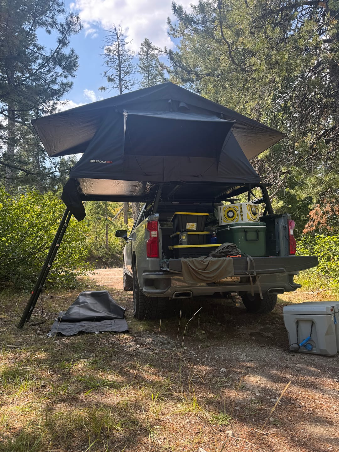 Customer photo review of OPENROAD Soft Roof Top Tent