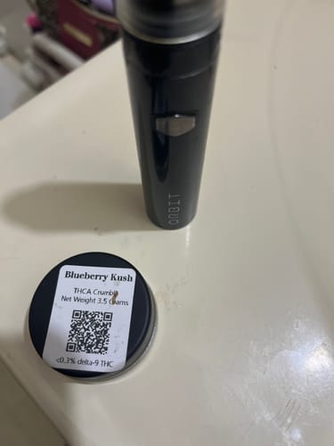 Customer photo review of Blueberry Kush THCA Crumble