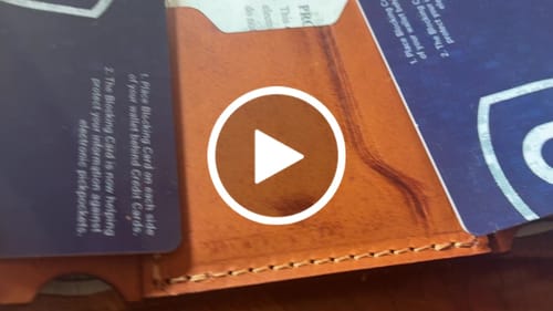 Customer video review of The Trinity Trifold Wallet