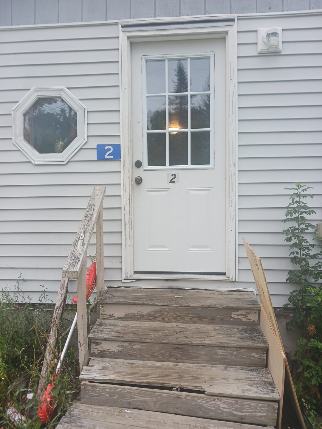 Customer photo review of Clear 9 Lite Glass and Frame Kit (Half Lite)