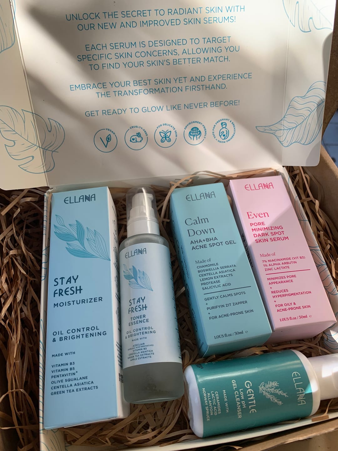 Customer photo review of Stay Fresh Moisturizer Controls Oil and Brightens