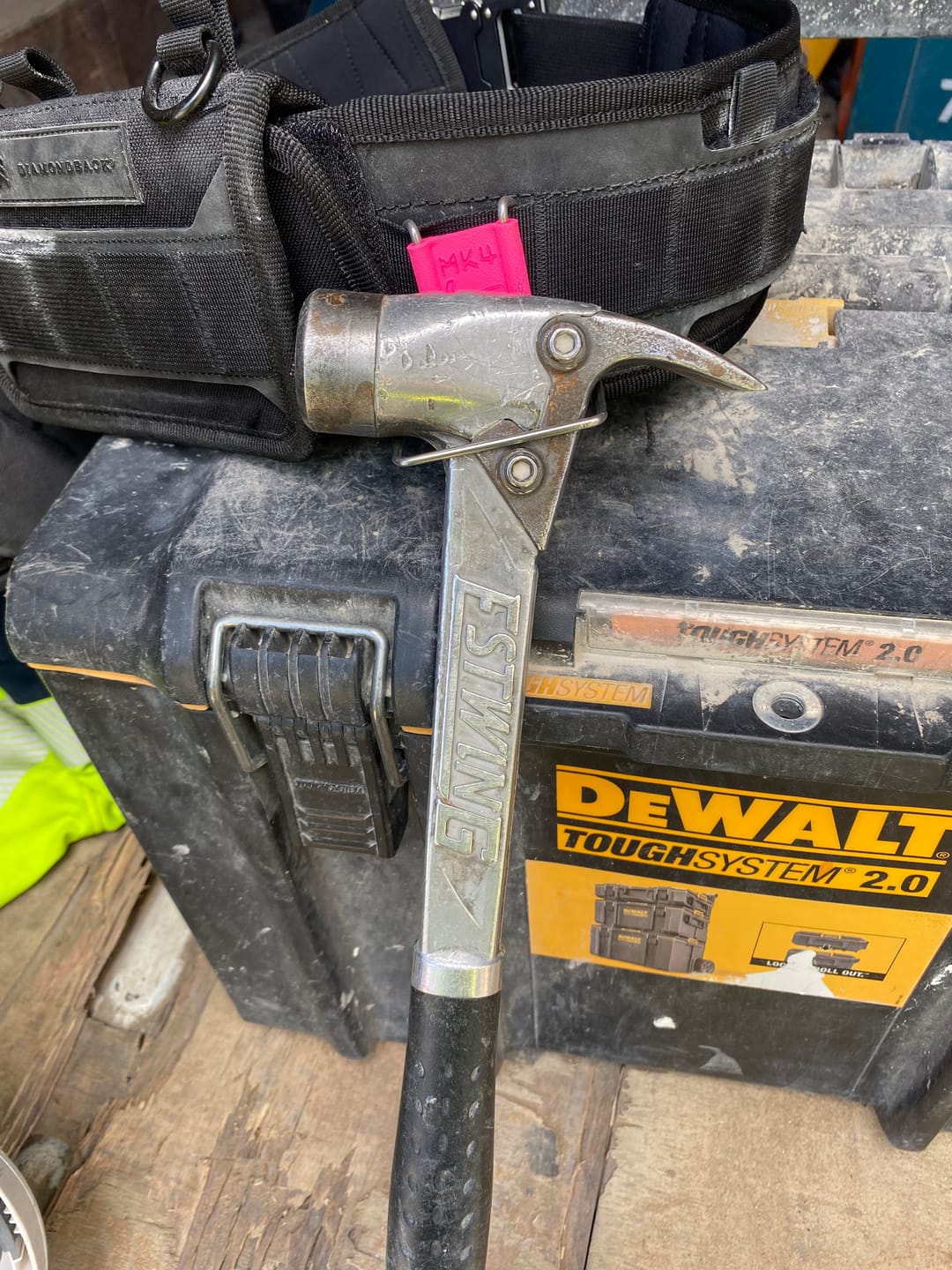 Customer photo review of YClip | Universal Tool Clip MK4 Lightweight Hammer Clip (LWHC)