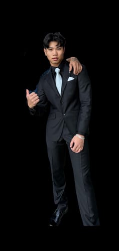 Customer photo review of Barry Wang Mens White Peony Flower Silk Tie Handkerchief Cufflinks Set