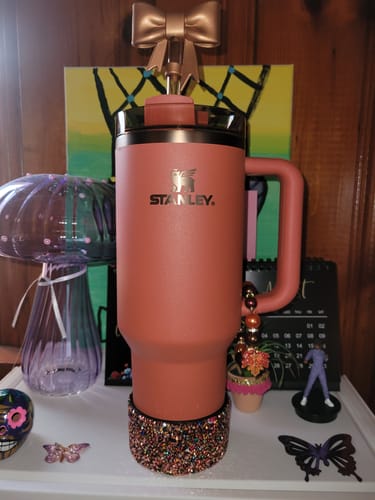 Customer photo review of Rose Gold Rainbow Druzy BLING Tumbler Boot -fits 40oz New!