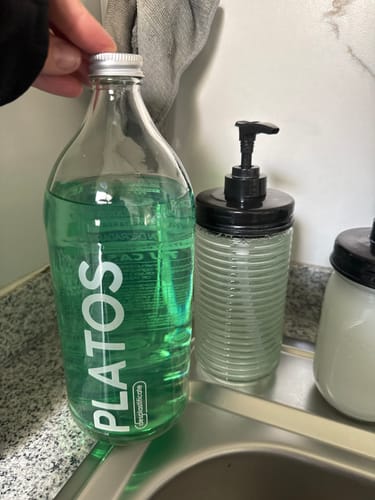 Customer photo review of Jabón para lavar PLATOS con olor