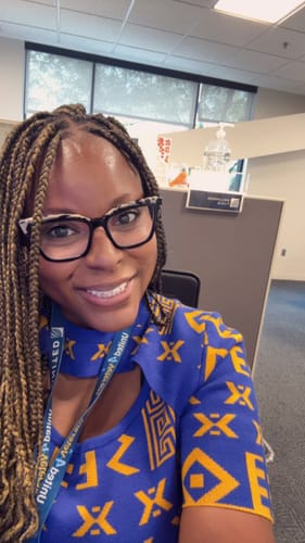 Sheila P. review of Ankara Style Knit Dress -short sleeve- image 1 out of 4