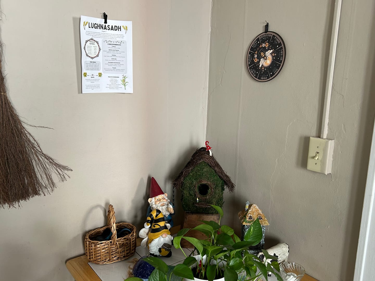 Customer photo review of Wheel of the Year Sign