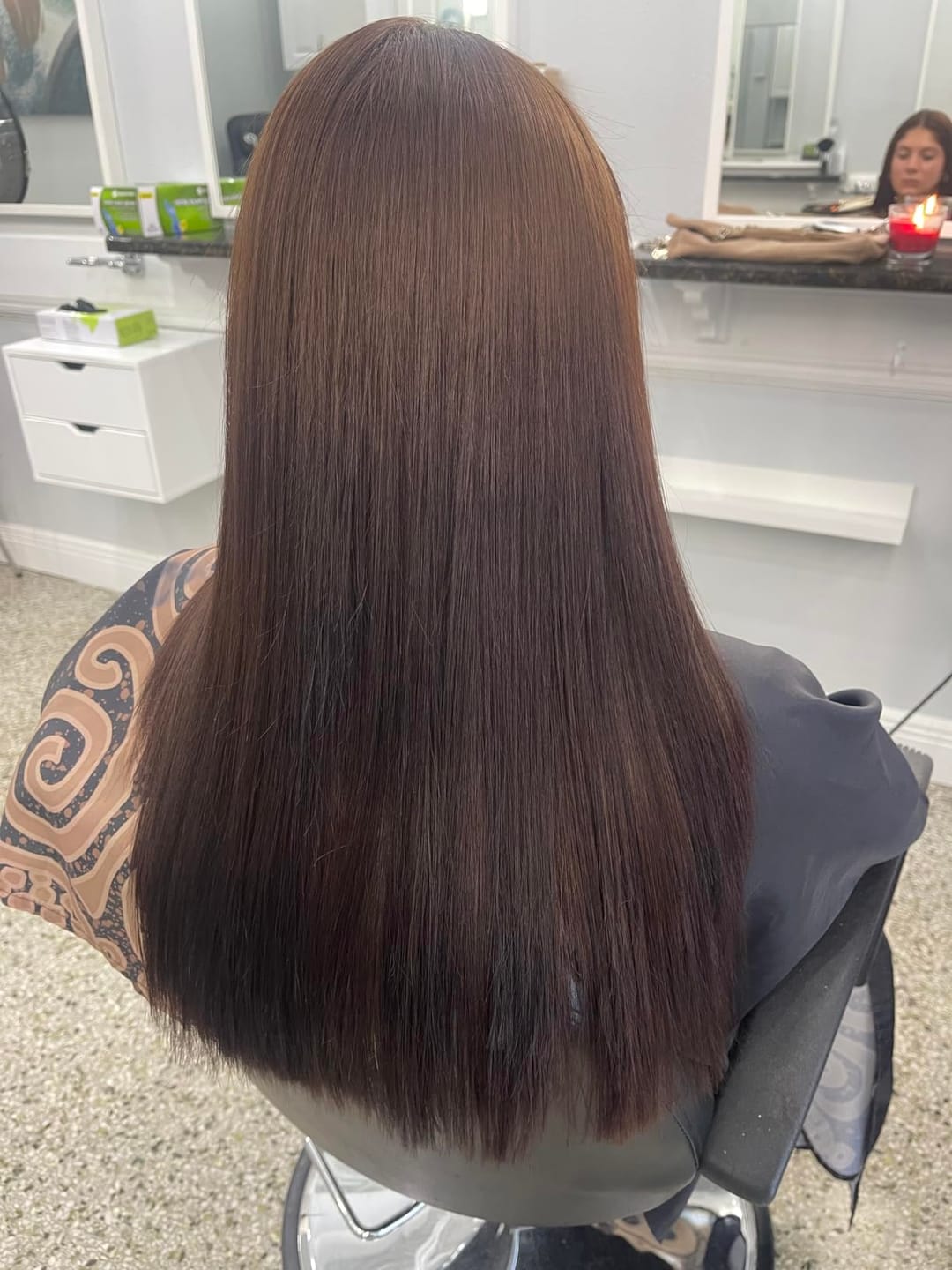 Customer photo review of KERAGEN Brazilian Keratin Treatment - Professional Smoothing Kit for Frizzy Hair