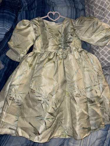 Maribel A. review of Baby Cute Girl Pageant Dress Toddler Embroidery Party Princess Dress image 1 out of 2