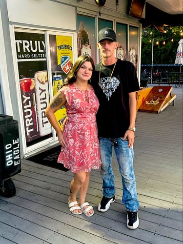 Customer photo review of DRIPPY TEE