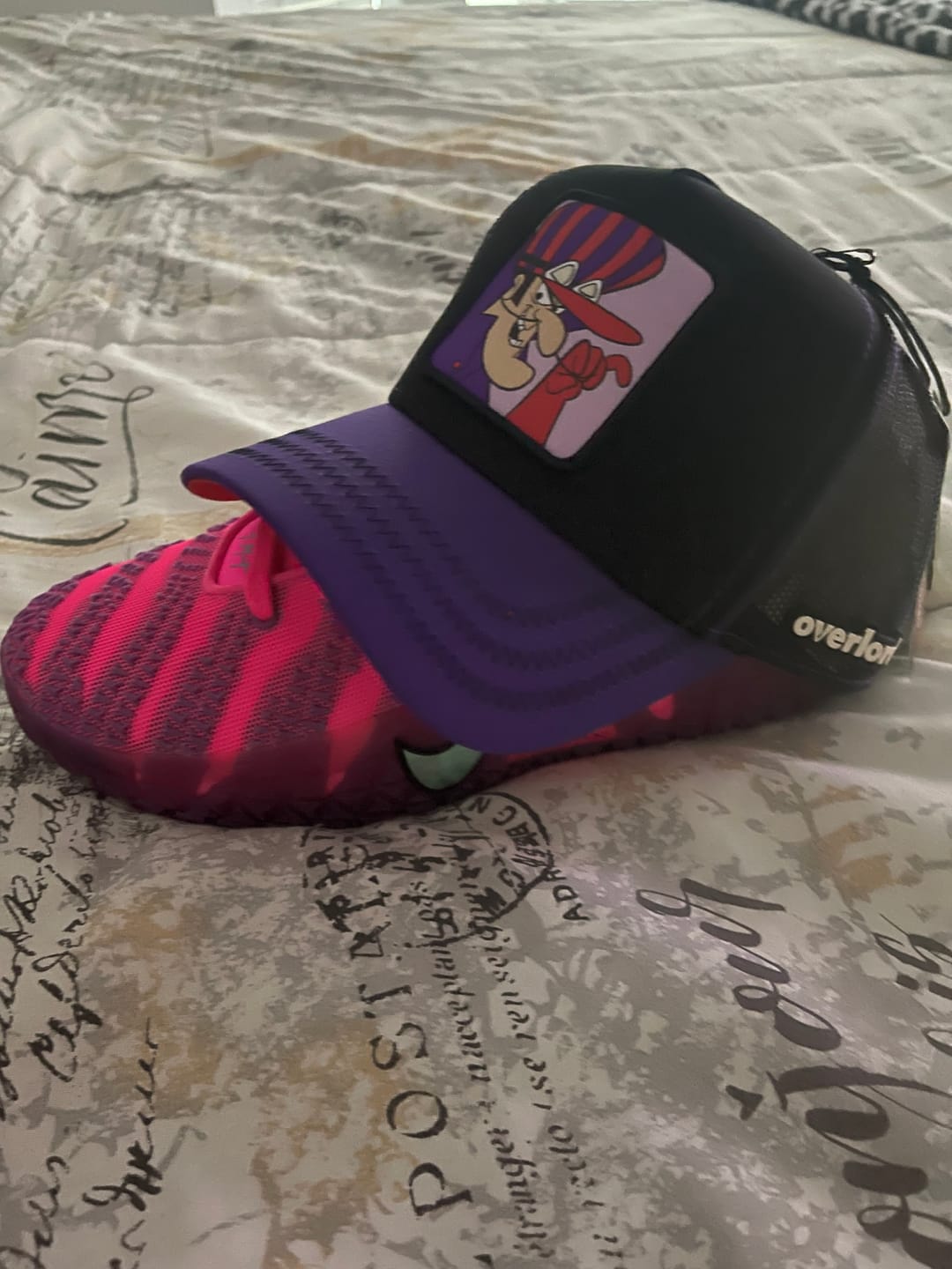 Customer photo review of OVERLORD X Hanna-Barbera: Dick Dastardly Trucker Cap