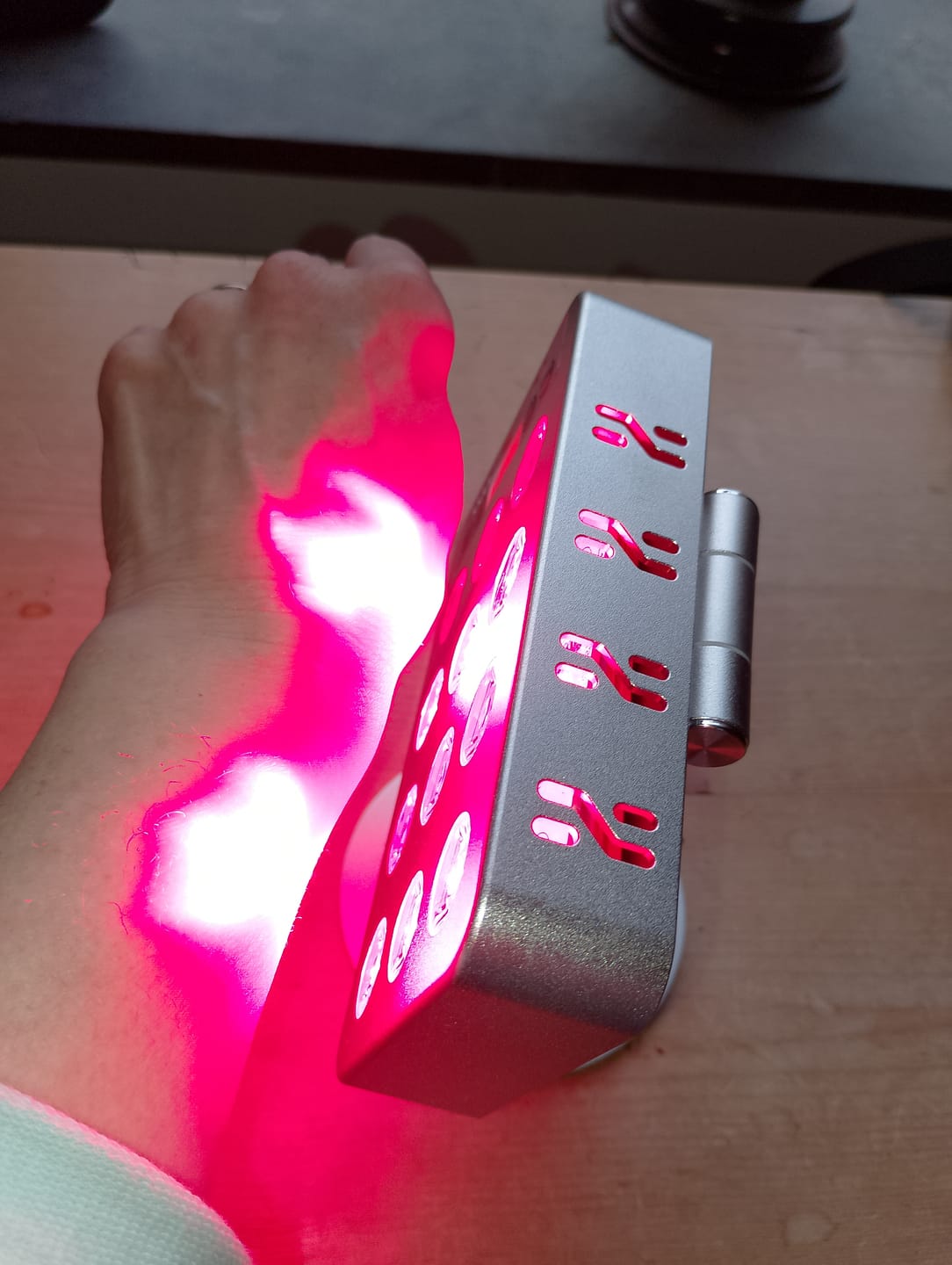 Customer photo review of Target Light 3.0 Handheld Portable Red Light Therapy
