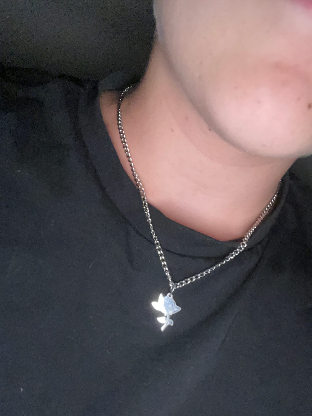 Customer photo review of Curb Chain 3.5mm (Silver)