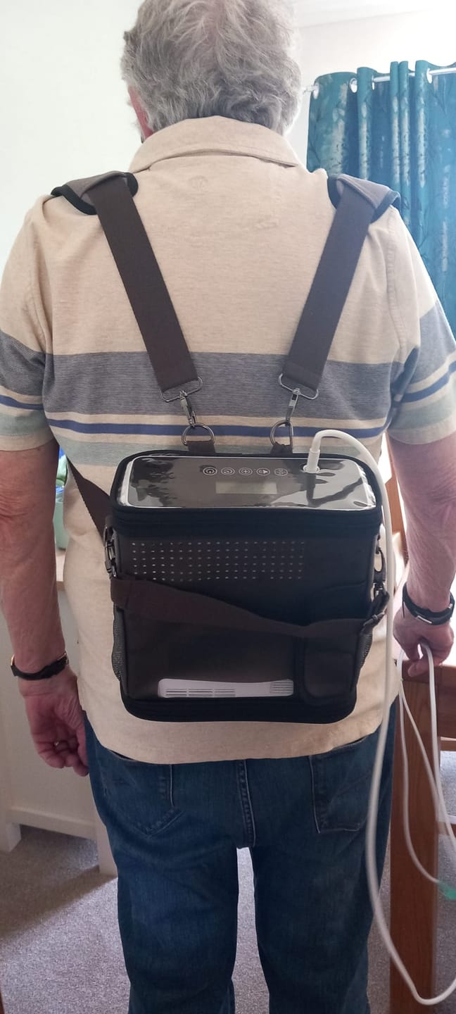 Customer photo review of VARON VP-6 Continuous Portable Oxygen Concentrator | 1-6L/min Flow, CE-Approved