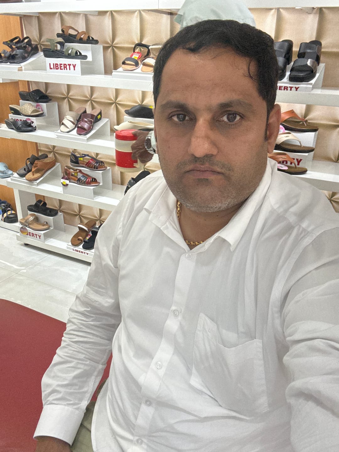Customer photo review of Delight + Kansas - White Shirt with Light Green Trouser Combo For Men | Uathayam