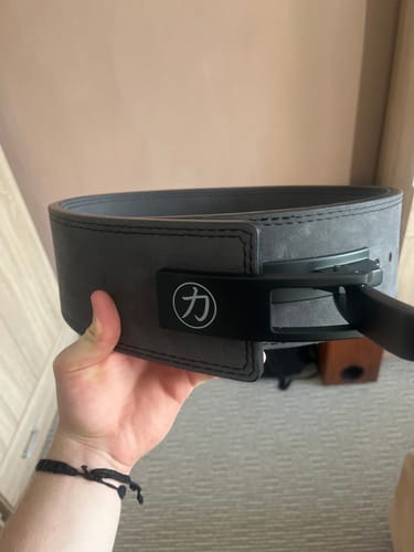 Customer photo review of Dark Grey Lever Belt, 10mm - IPF Approved