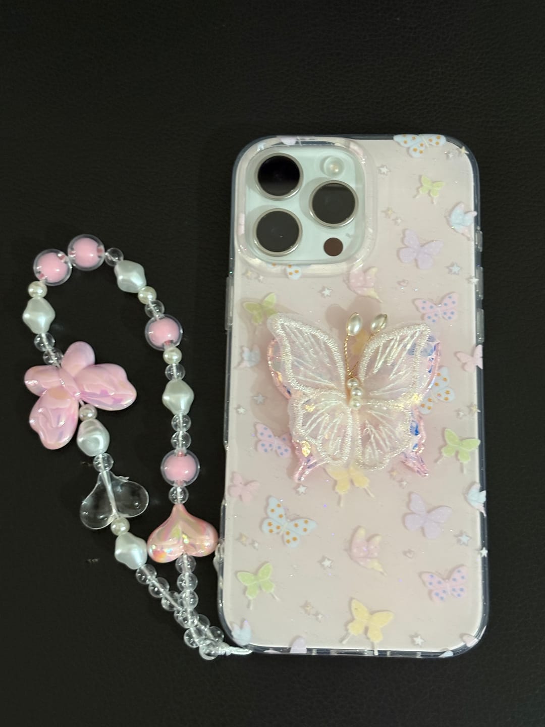 Customer photo review of Butterfly Silicon Case For iPhone With Butterfly Charm