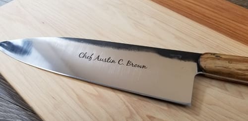 Customer photo review of Cloudray QS Series Neo 30W 50W Fiber Laser Engraver with D80 Rotary