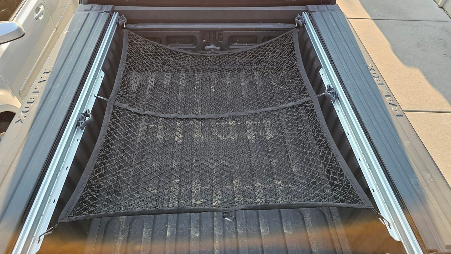 Customer photo review of Lockedown™ Elastic Cargo Net