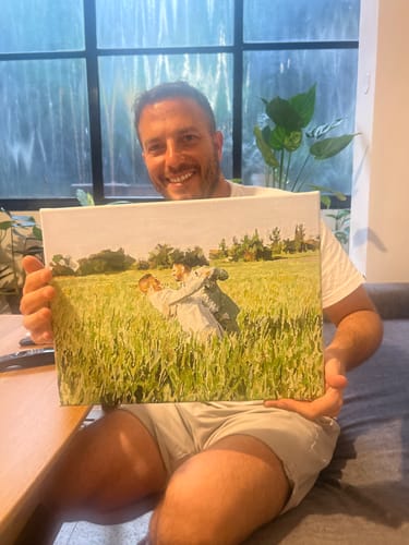 Customer photo review of צביעה לפי מספרים בעיצוב אישי