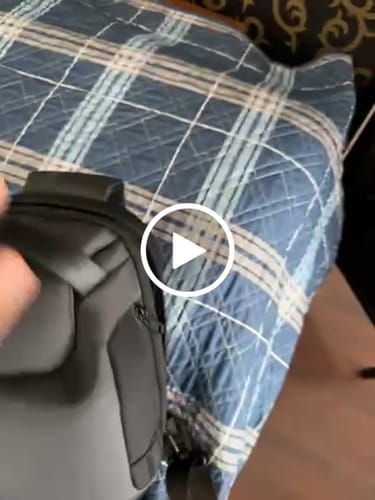 Customer video review of Trendy Anti-Theft Sling Crossbody Bag